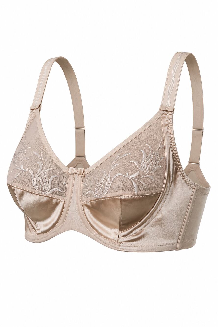 Elomi EL8030NUE Caitlyn Underwire Full Coverage Bra Beige Nude Neutral SZ 42FF